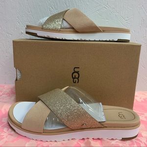 UGG Kari glitter slide sandals